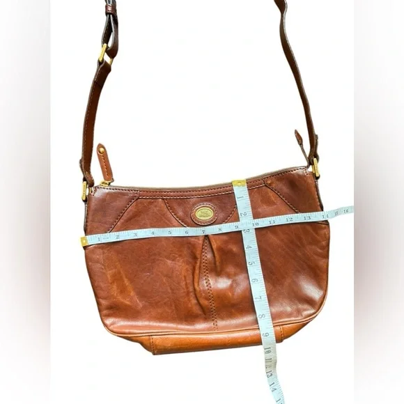 The Bridge Vintage Brown Leather Shoulder / Crossbody Bag - Picture 14 of 16